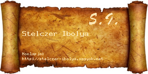 Stelczer Ibolya névjegykártya